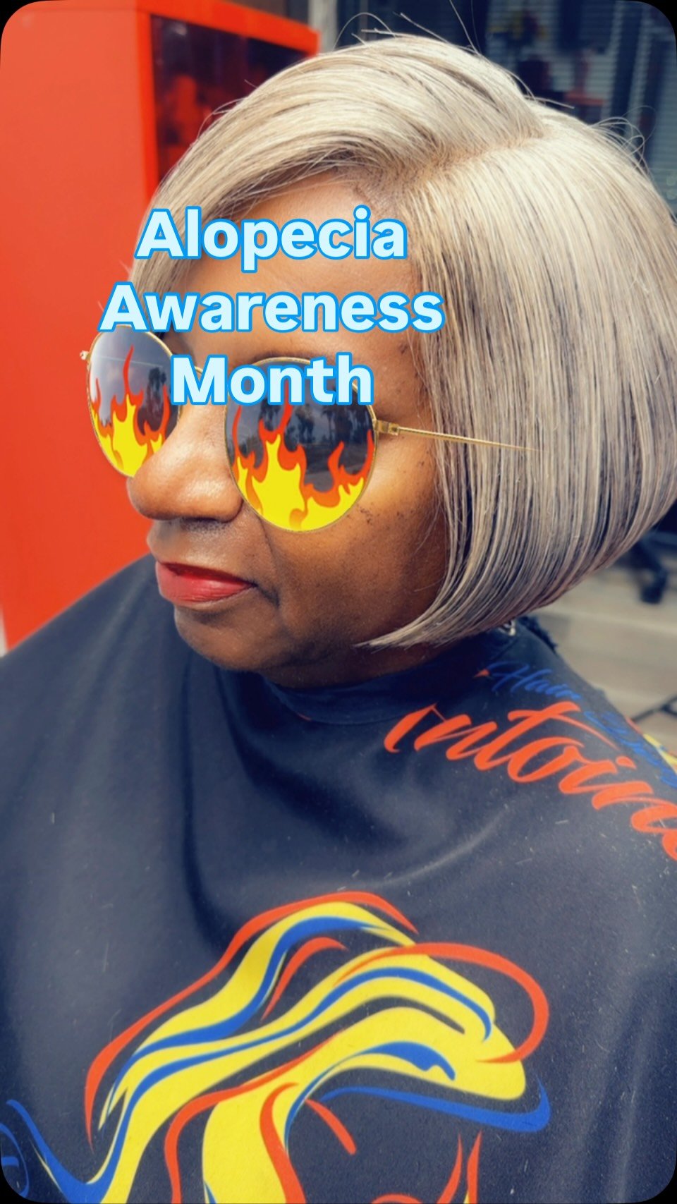 Oct 1, 2026: #houstonhairstylist #fyp #alopeciastylist #alopecia awareness#whosnext month 💙